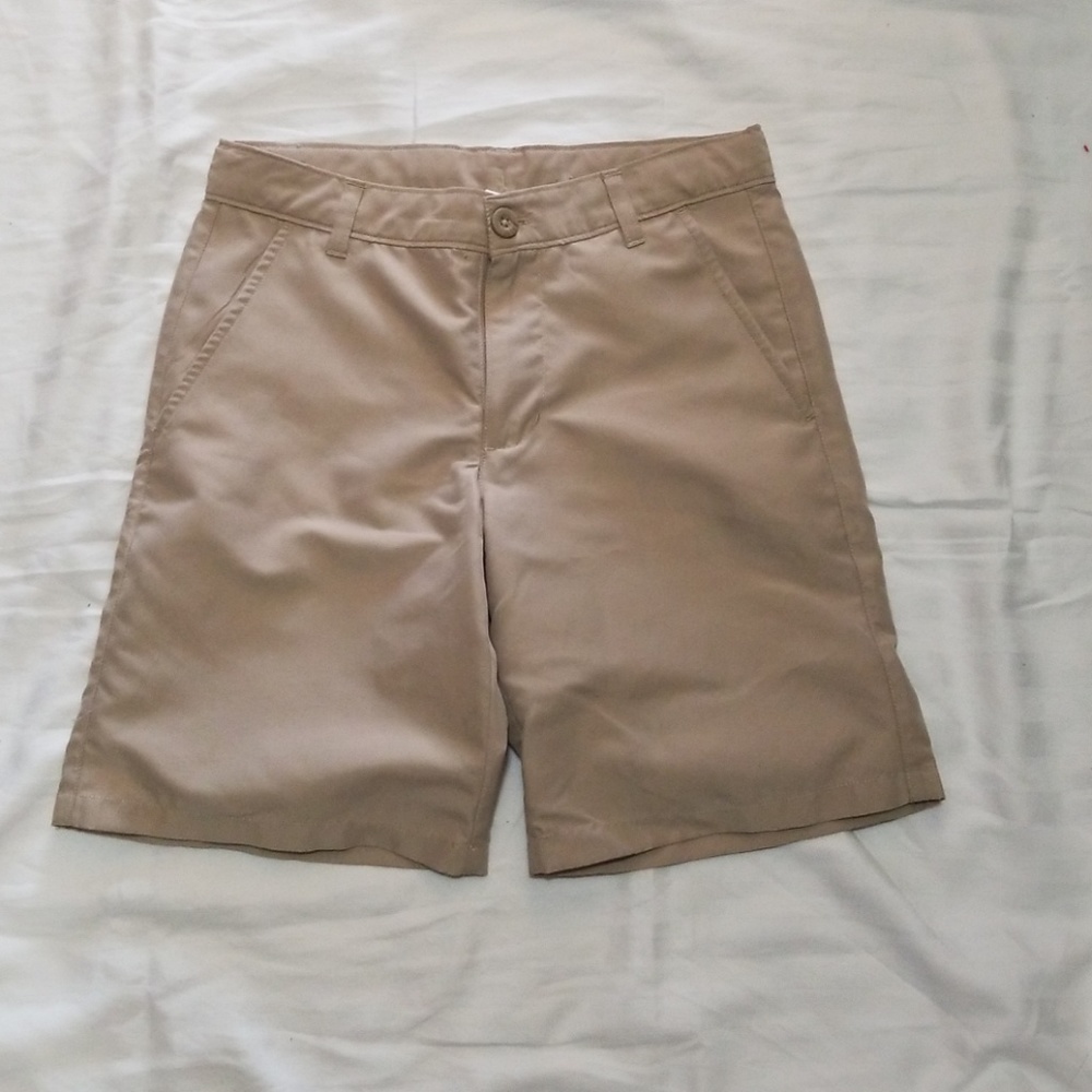 Boys Chaps khaki golf shorts